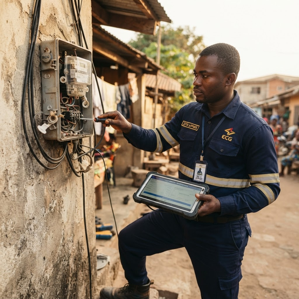 Field photo of the electricity meter